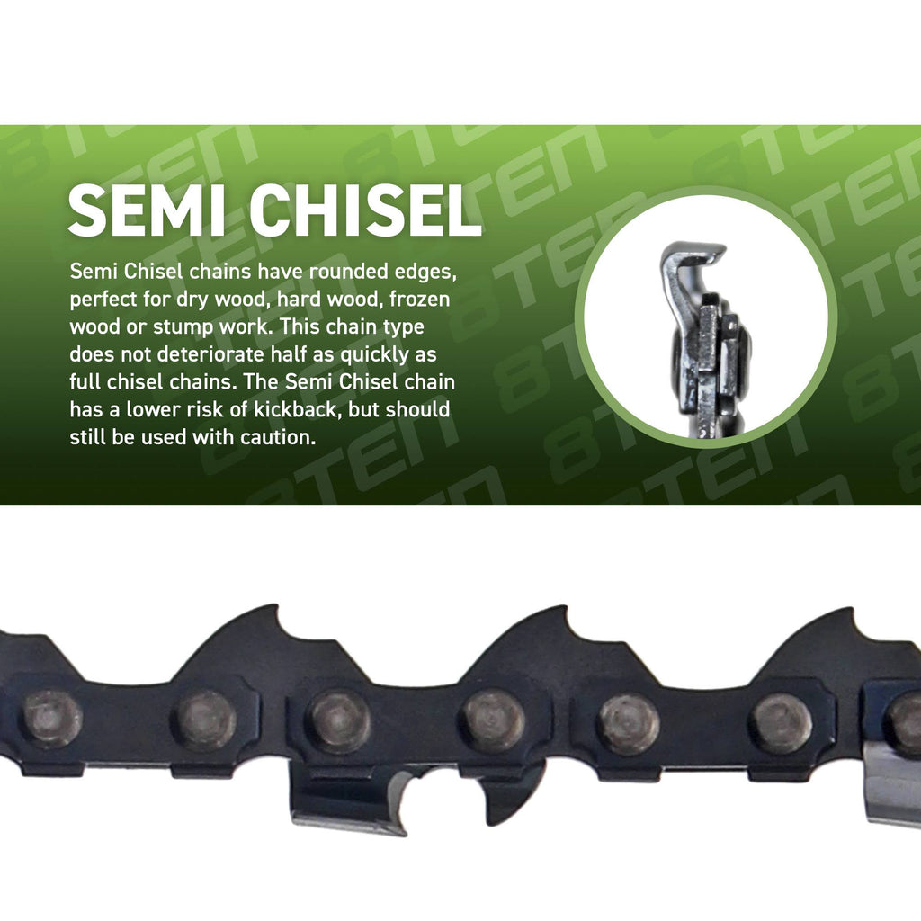 6 Pack 14 inch Chainsaw Chain 52 DL X63768