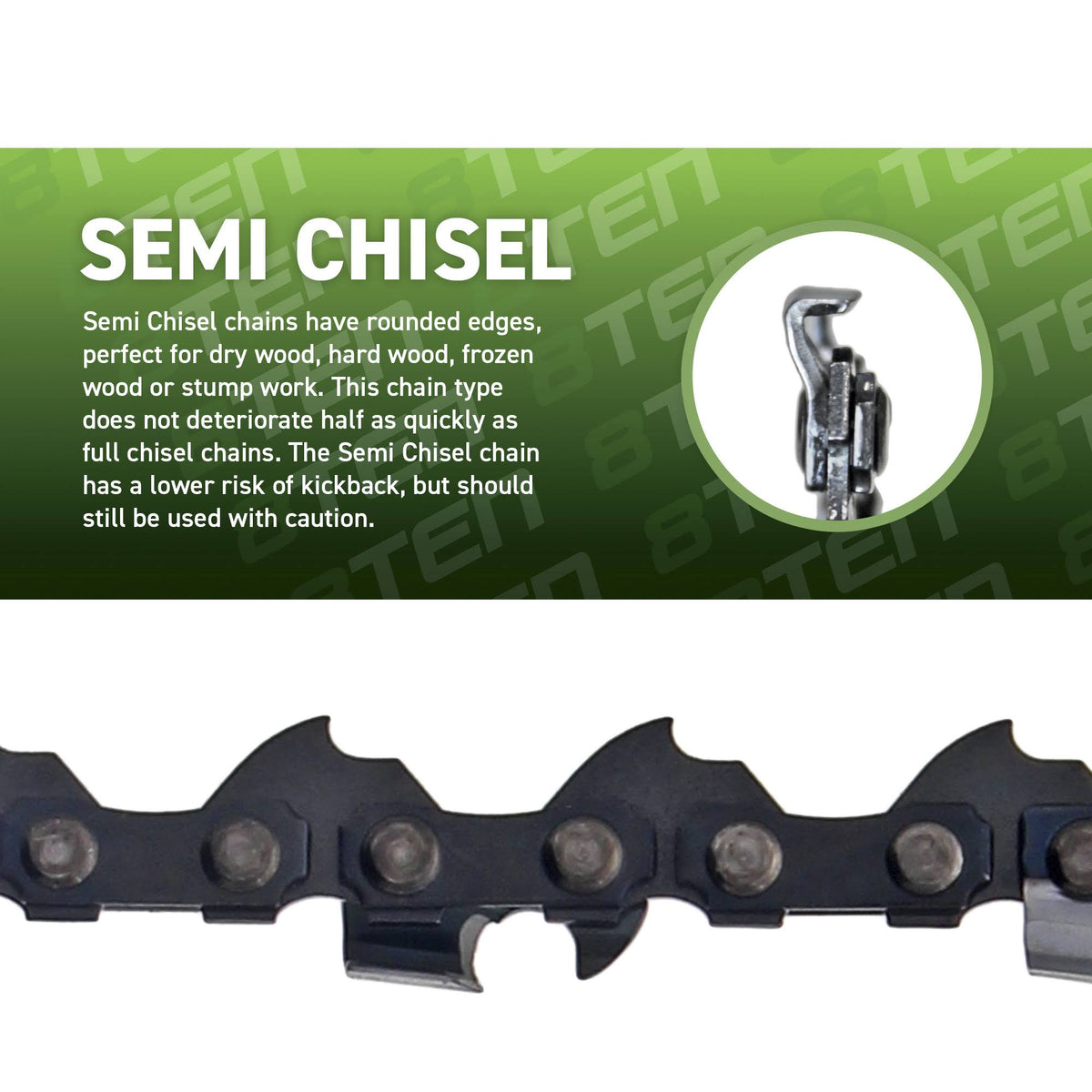 6 Pack 14 inch Chainsaw Chain 52 DL X63768