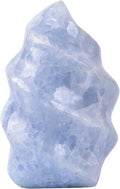 Large Healing Crystal Flame Tower Kyanite Decorative Stone Wand 1.4-1.7 LBS J73957