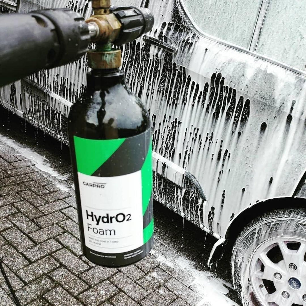 HydrO2 Foam Wash & High Gloss Sealant, Ultra-Hydrophobic Coating - Liter (34oz) Pack of 2 X5861