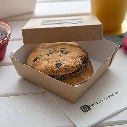 34 Ounces 200 Count Box Square Window Take Out Container O26700