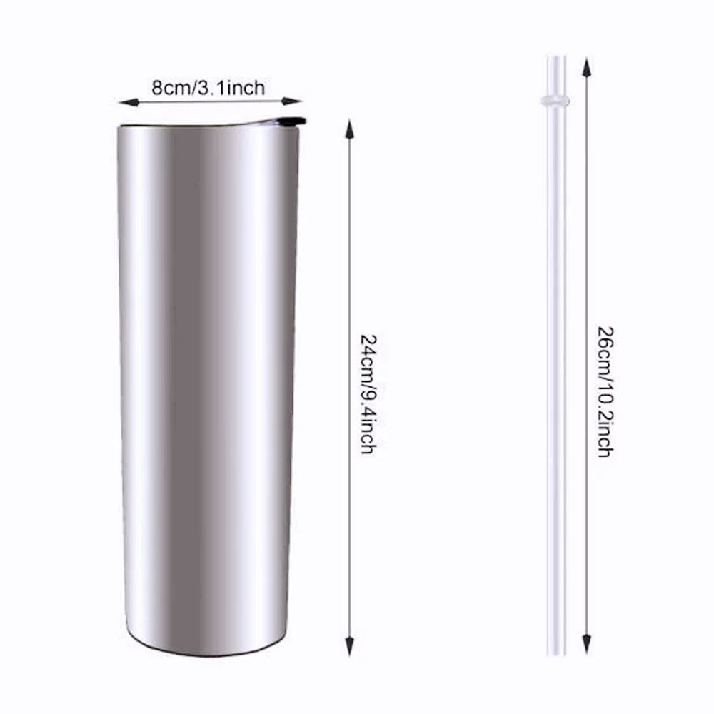 25 Pack 30oz Insulated Tumbler With Lids and Straws A656868