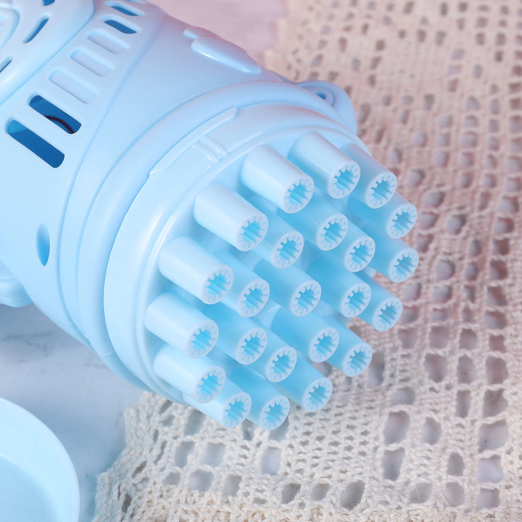Bubble Gatling Gun 23 Holes Automatic Bubble Blower M4811
