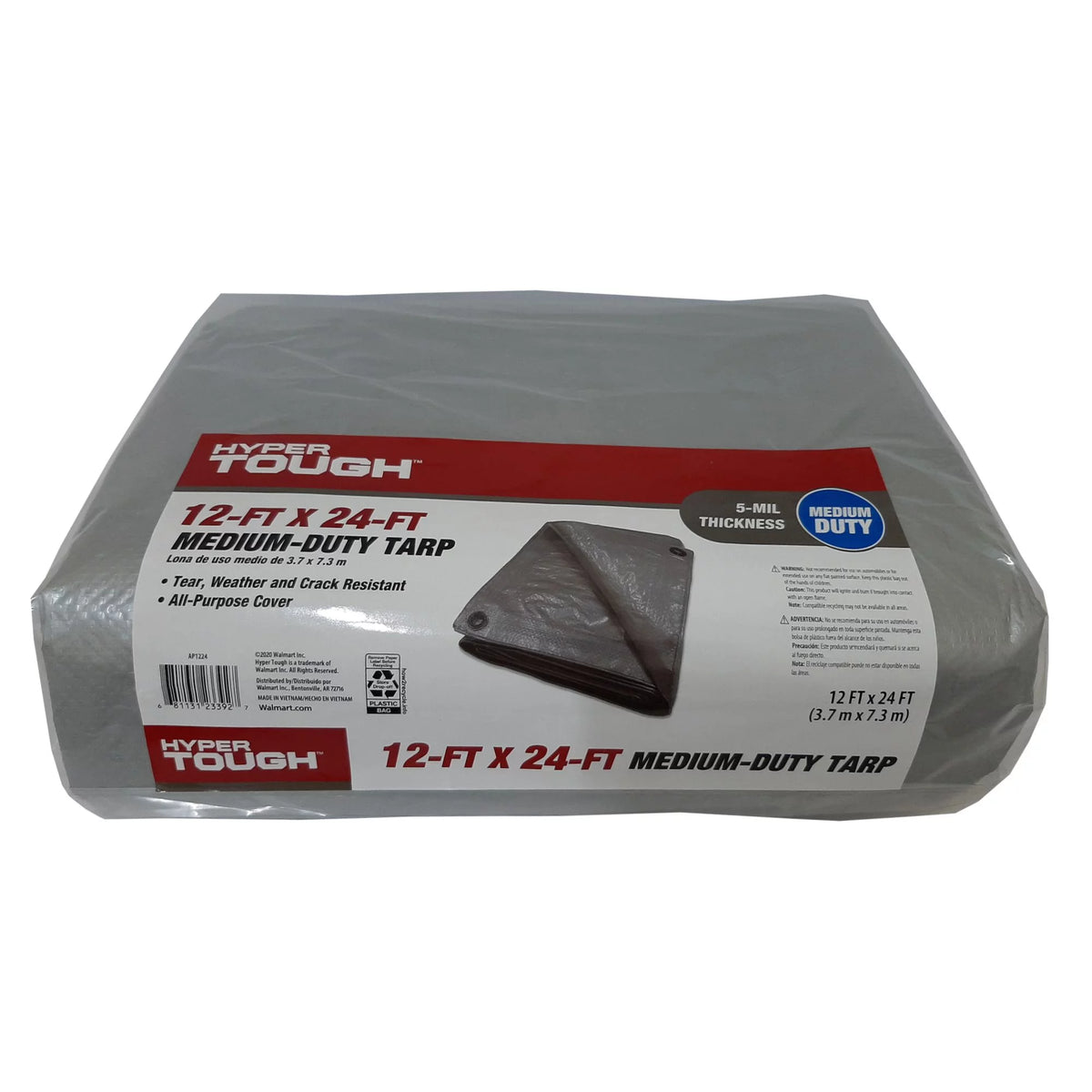 Weather Resistant 12 x 24' Polyethylene Tarp F27829