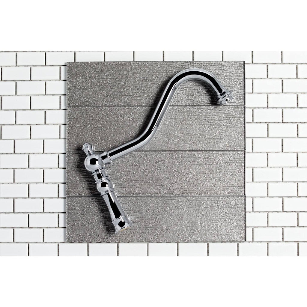 Polished Chrome Kitchen Faucet with Side Sprayer N919705