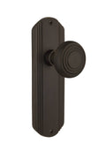 Deco Passage Door Knob, Oil-Rubbed Bronze K5155