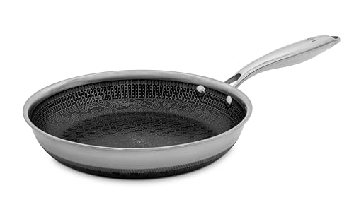8" Frying Pan, Tri-Clad Stainless Steel and Nonstick Ceramic, Non Toxic Cookware O349637