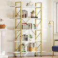5 Tier Gold Bookshelf U5169