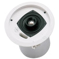 White 4x22 Coaxial 70V Ceiling Speaker Pair Y78755