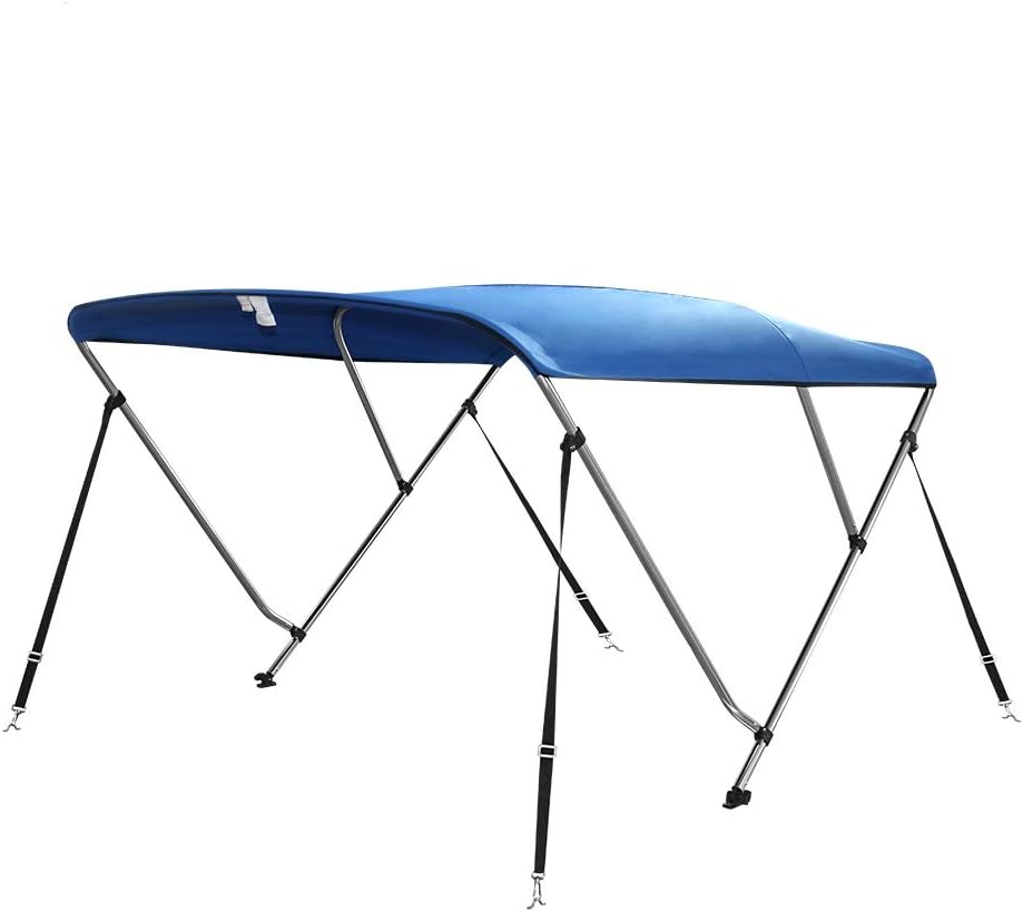 3 Bow Bimini Boat Top with Mounting Hardware, Storage Boot 36in Height P6965
