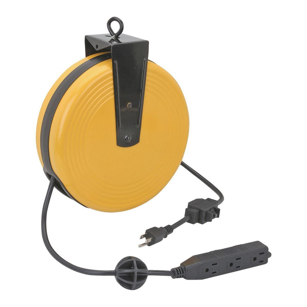 30 ft. 16/3 Gauge Retractable Cord Reel, Black A85257