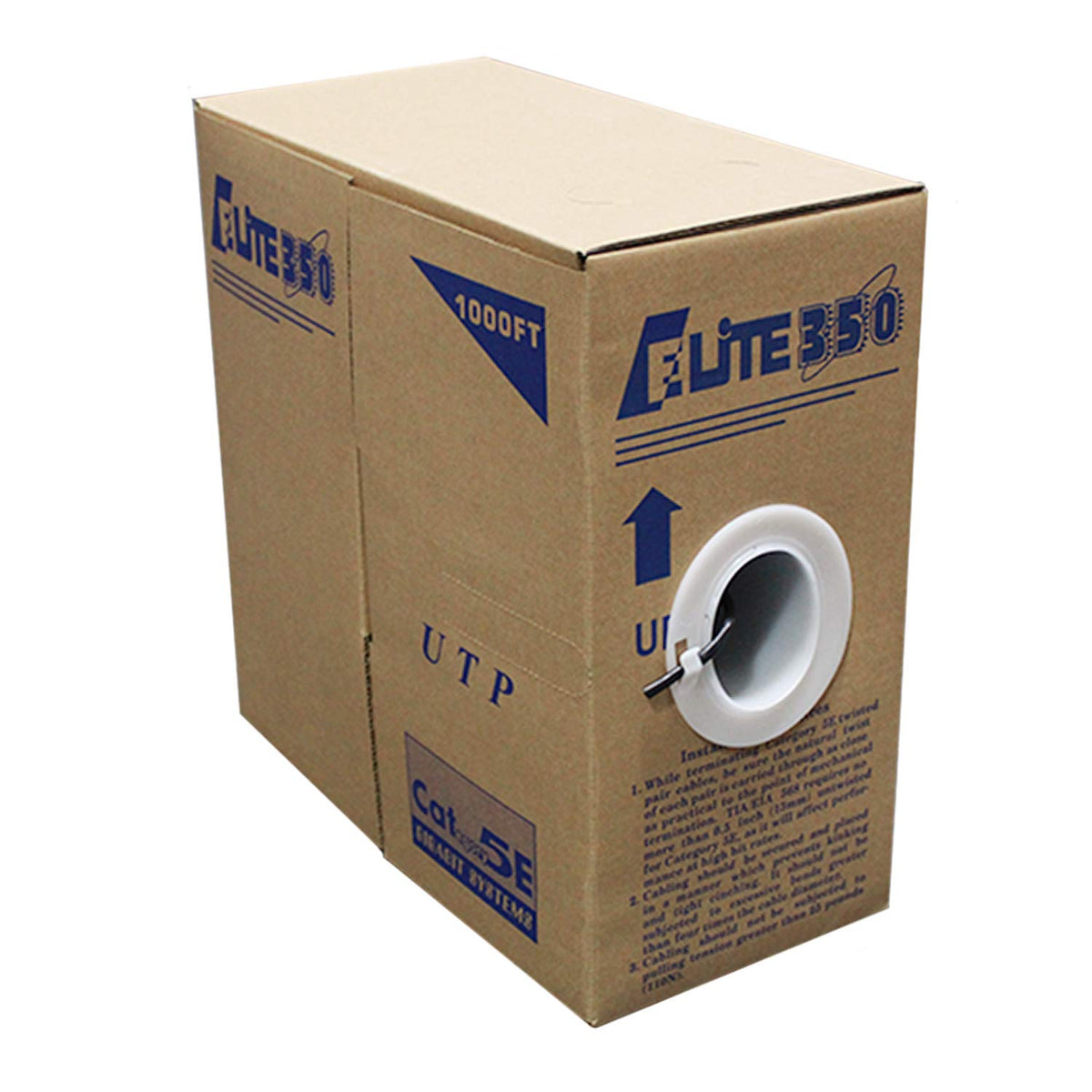 Pink 1000ft Bulk Ethernet Cable UTP 24AWG H832