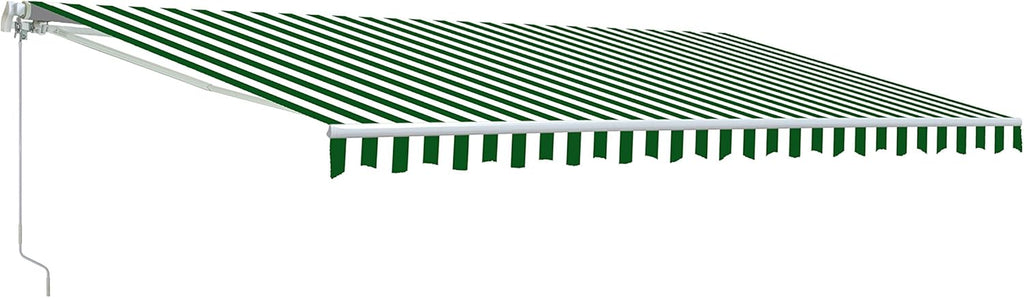 Motorized Retractable Patio Awning with Polyester Canopy O2670