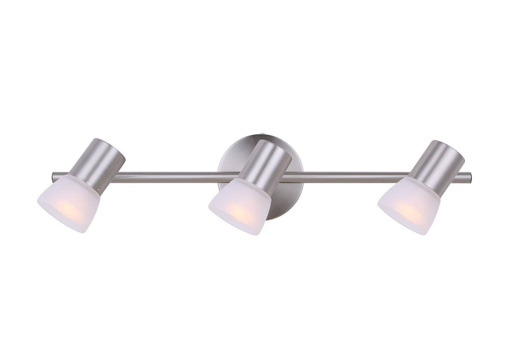 Brushed Nickel 3 Light Track B2133
