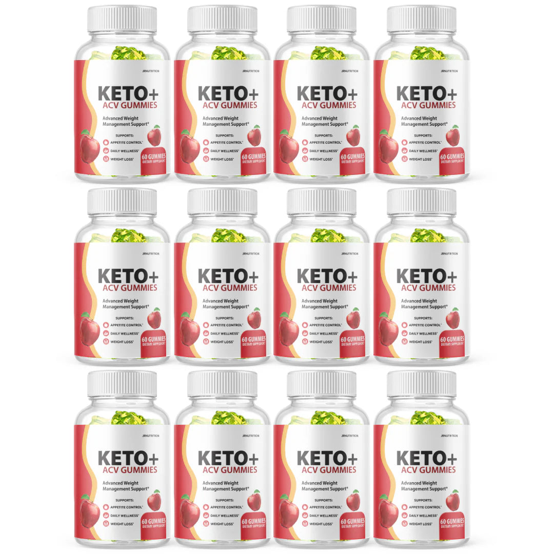Keto + ACV 500mg Gummies - 12 Bottles U5750
