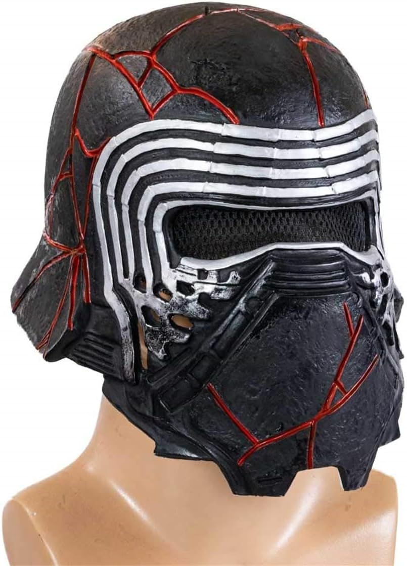 Kylo Ren Helmet Mask Latex Deluxe Cosplay Costume Replica M55398