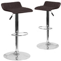 Brown Bar Stool Set of 2 X210