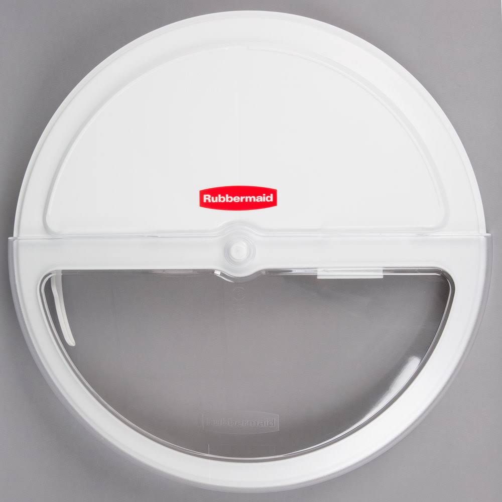 White Sliding Lid with 4-Cup Scoop F645