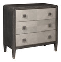 Oak Brown Three Drawer Accent Chest O895
