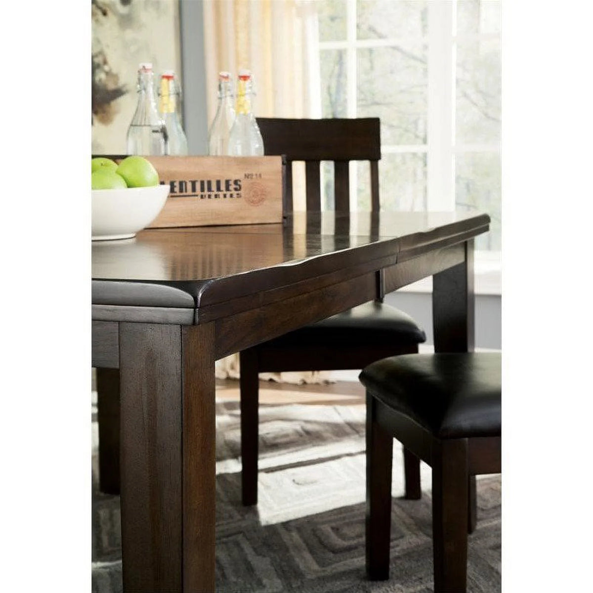 Dark Brown Rectangular Dining Table T4822