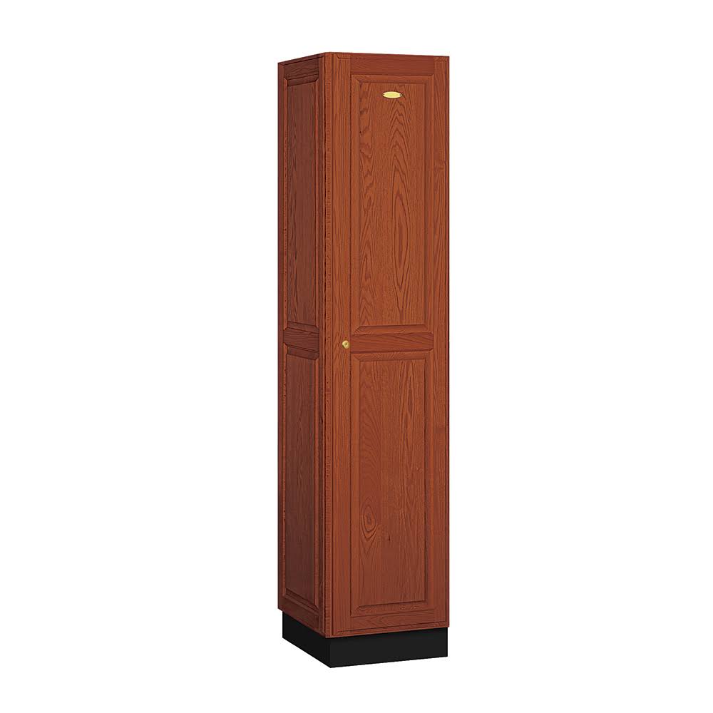 Solid Oak Executive Wood Locker Single Tier J77895