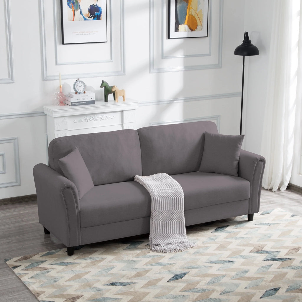 Dark Gray Sofa Couch B3235