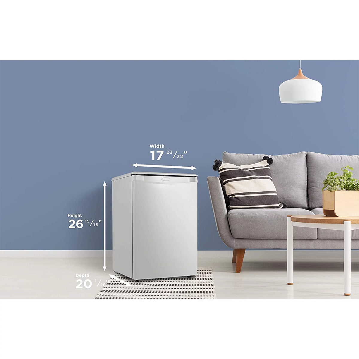 2.6 Cu. ft. Compact Fridge in White U3869