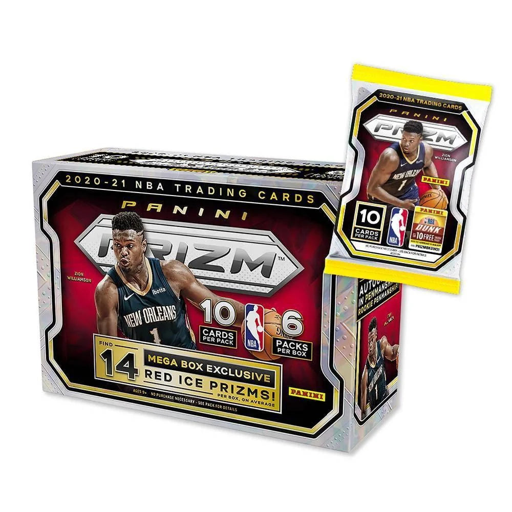 NBA Prizm Basketball Trading Card Mega Box W186798