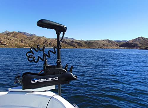 12V 55LB 54 Inch Shaft Electric Trolling Motor with Remote Control X778