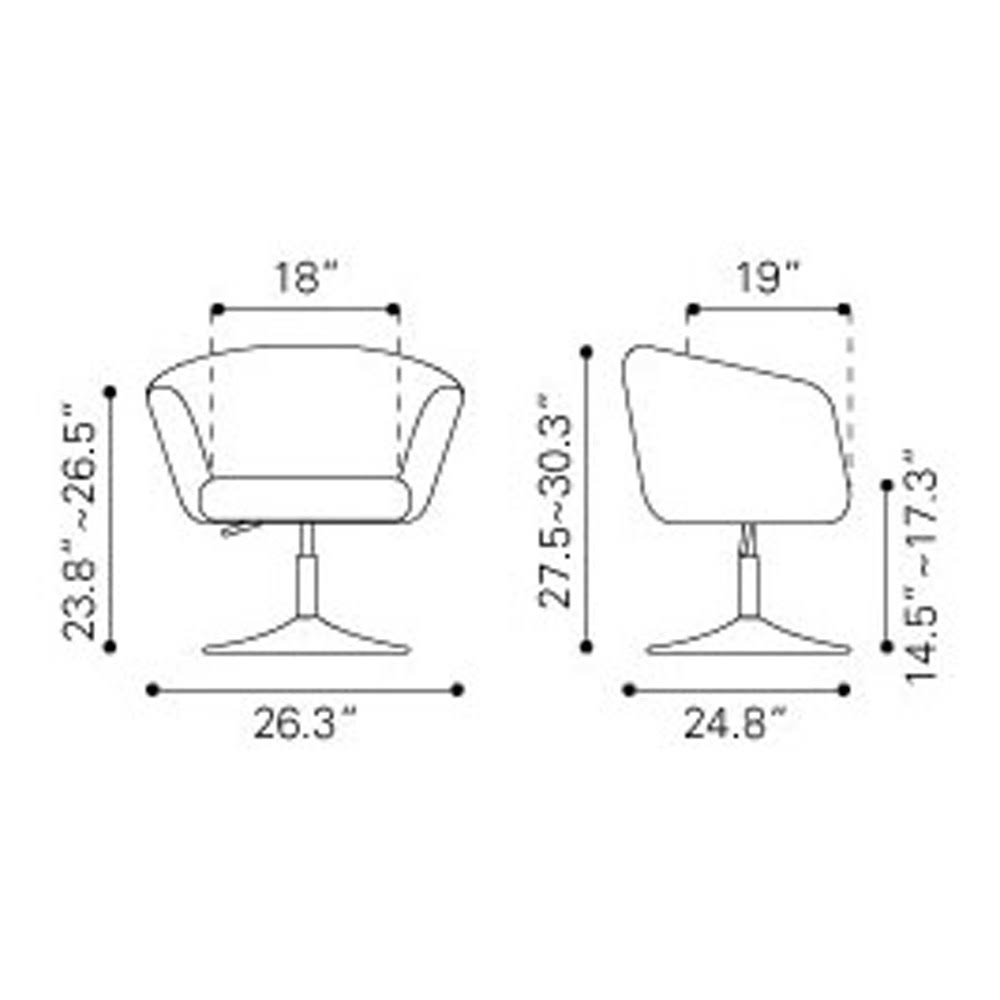 Carnelian Red Arm Chair A857