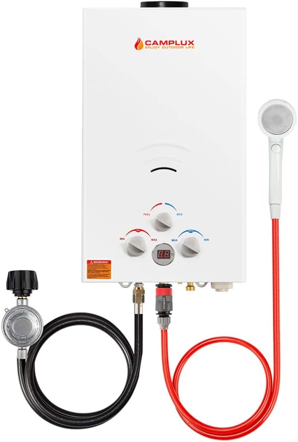 Portable Propane Gas Tankless Water Heater 2.64 GPM U26383