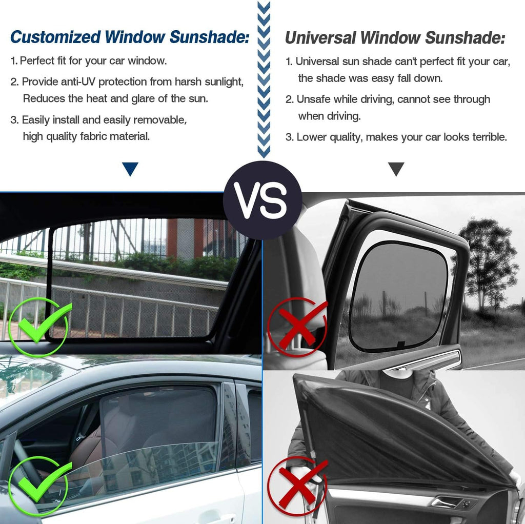 Car Side Window Sunshades 6Pcs H5911