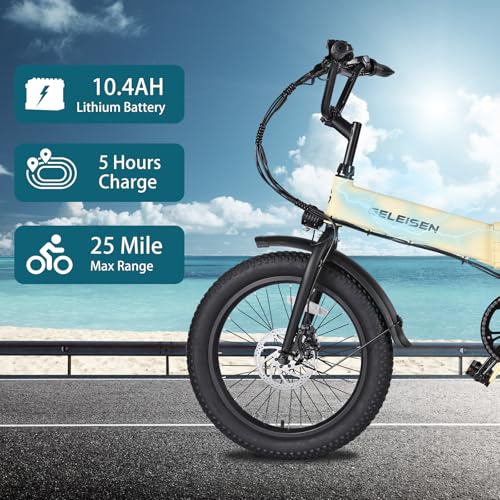 20"×3.0 Fat Tire Folding Electric Bike with 374.4Wh Battery I185679