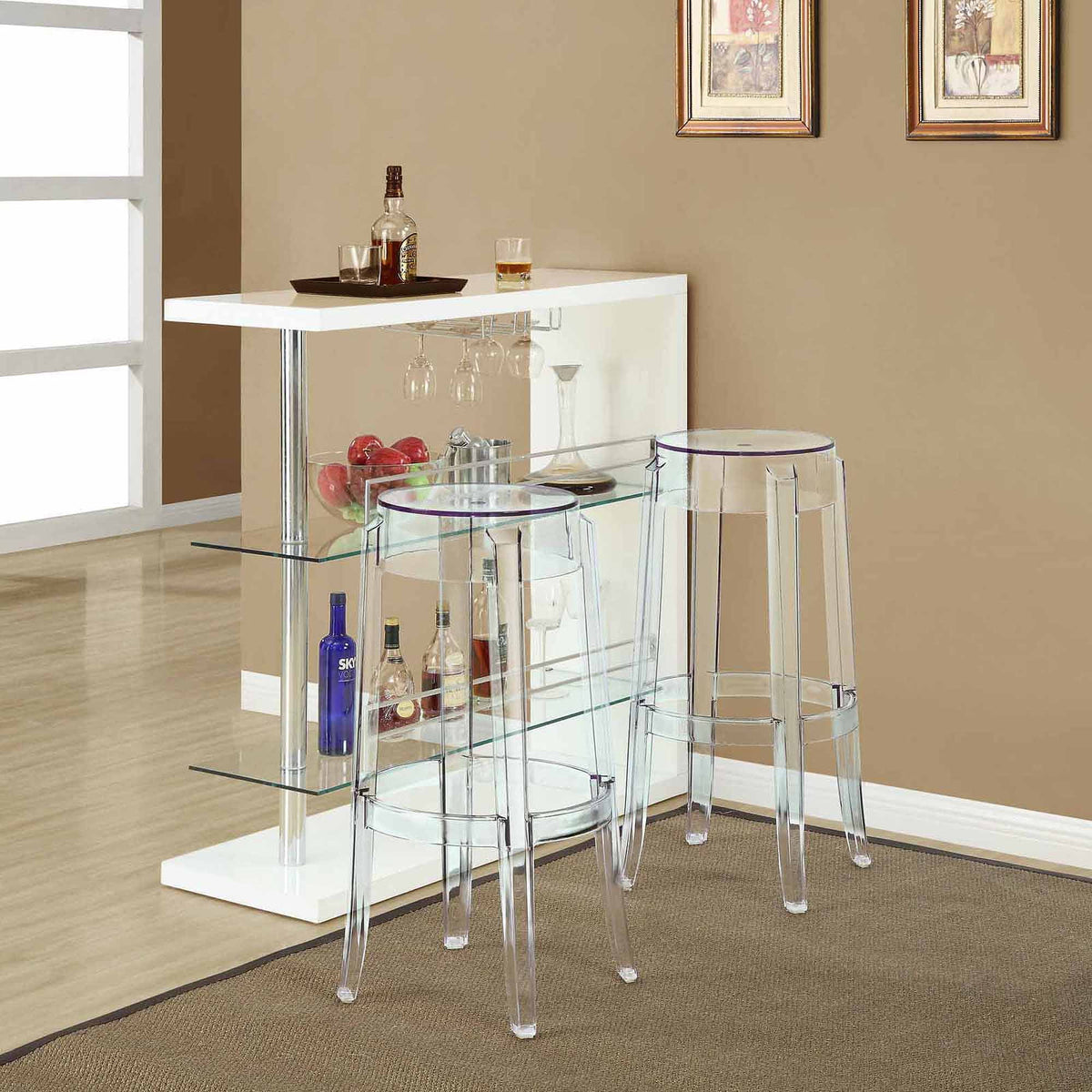 Modern Dining Assembled Bar Stool N3674