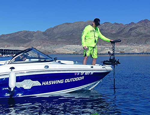 12V 55LB 54 Inch Shaft Electric Trolling Motor with Remote Control X778