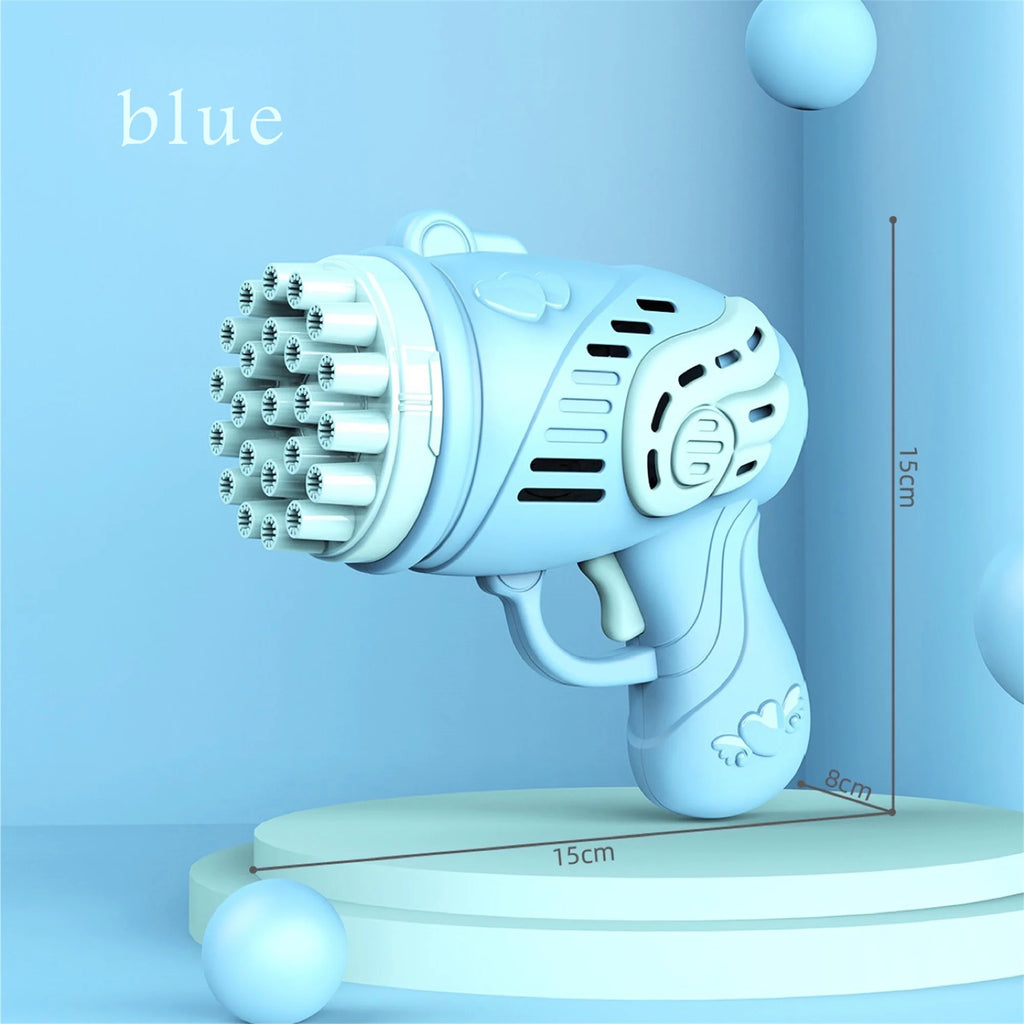 Bubble Gatling Gun 23 Holes Automatic Bubble Blower M4811