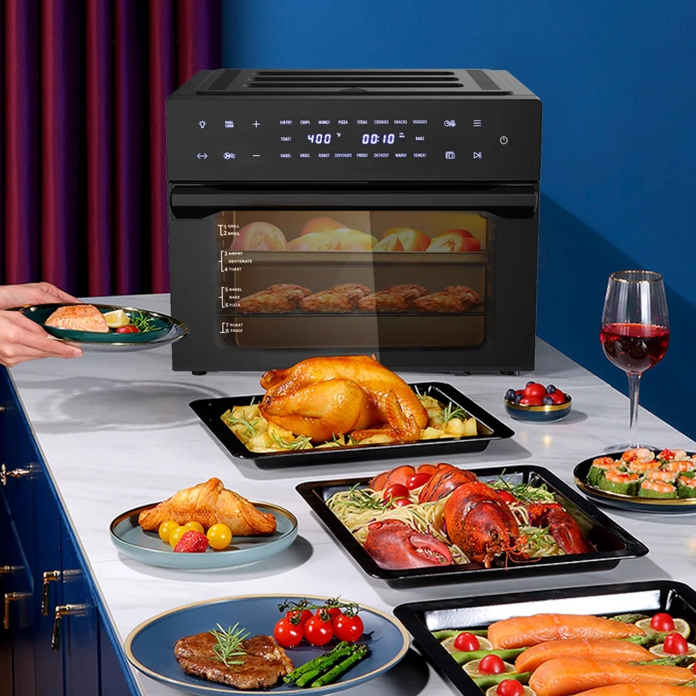 18-in-1 Toaster Oven Air Fryer Combo, 32 Quart Countertop Convection Oven, 1800W R317003