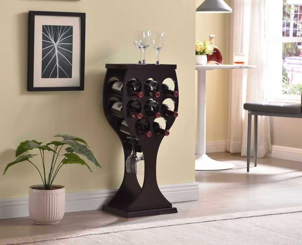 Freestanding Wine Rack & Cabinet M104