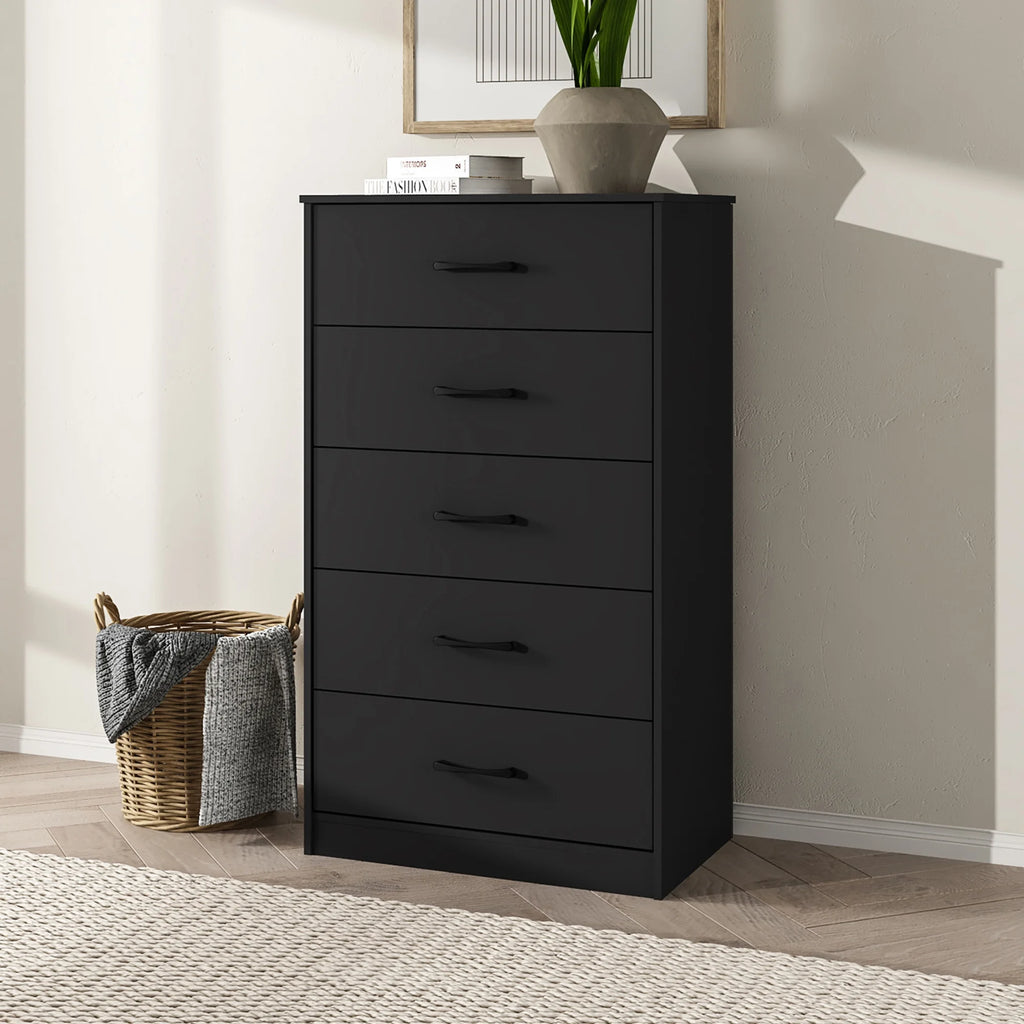 White 5 Drawer Dresser H2943