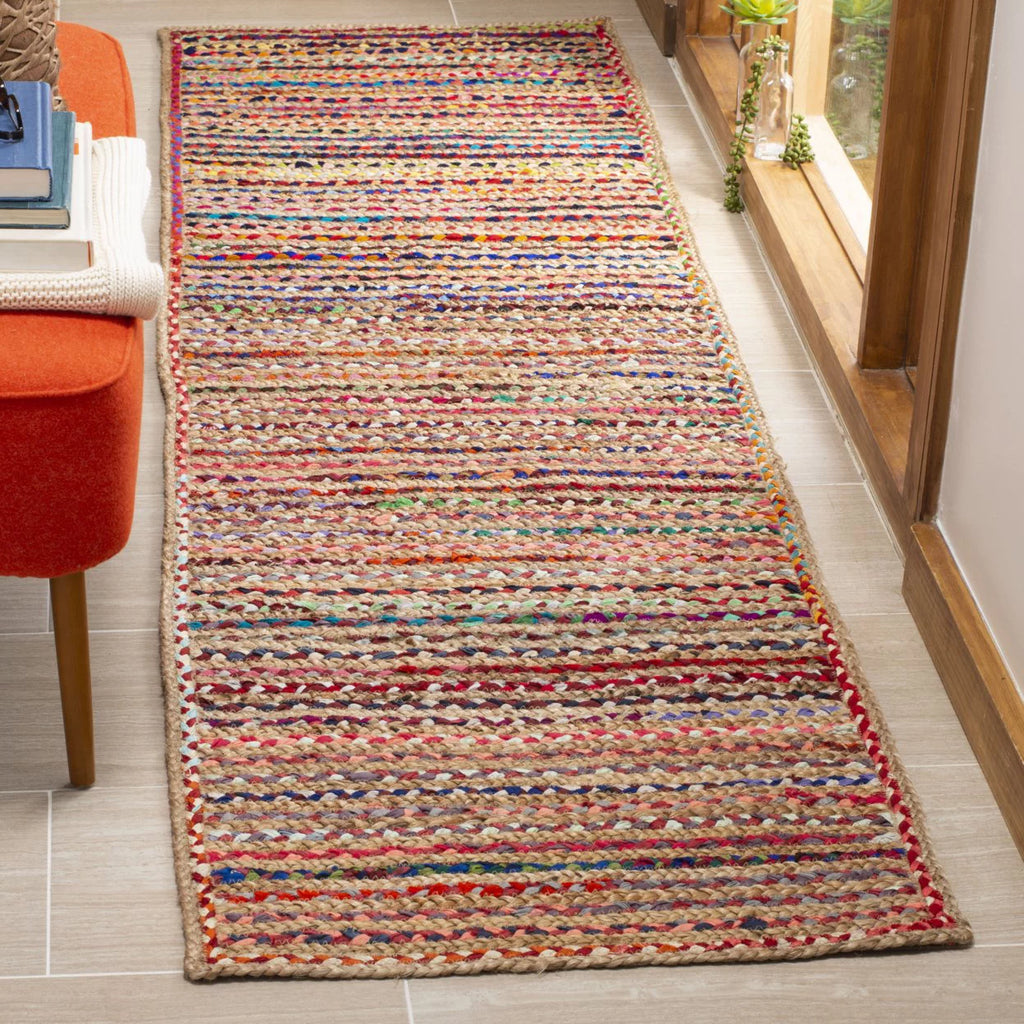 Handwoven Natural Multi Rug J42373