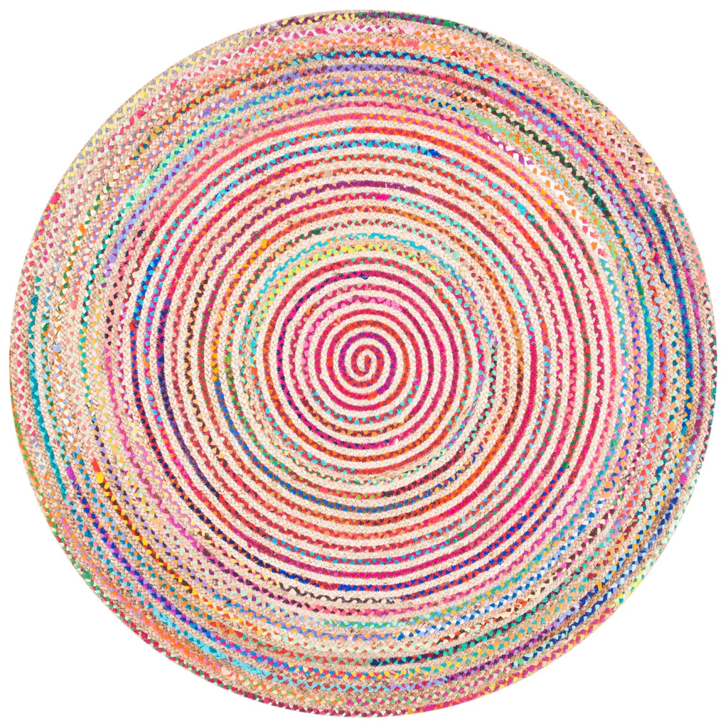 Handwoven Natural Multi Rug J42373