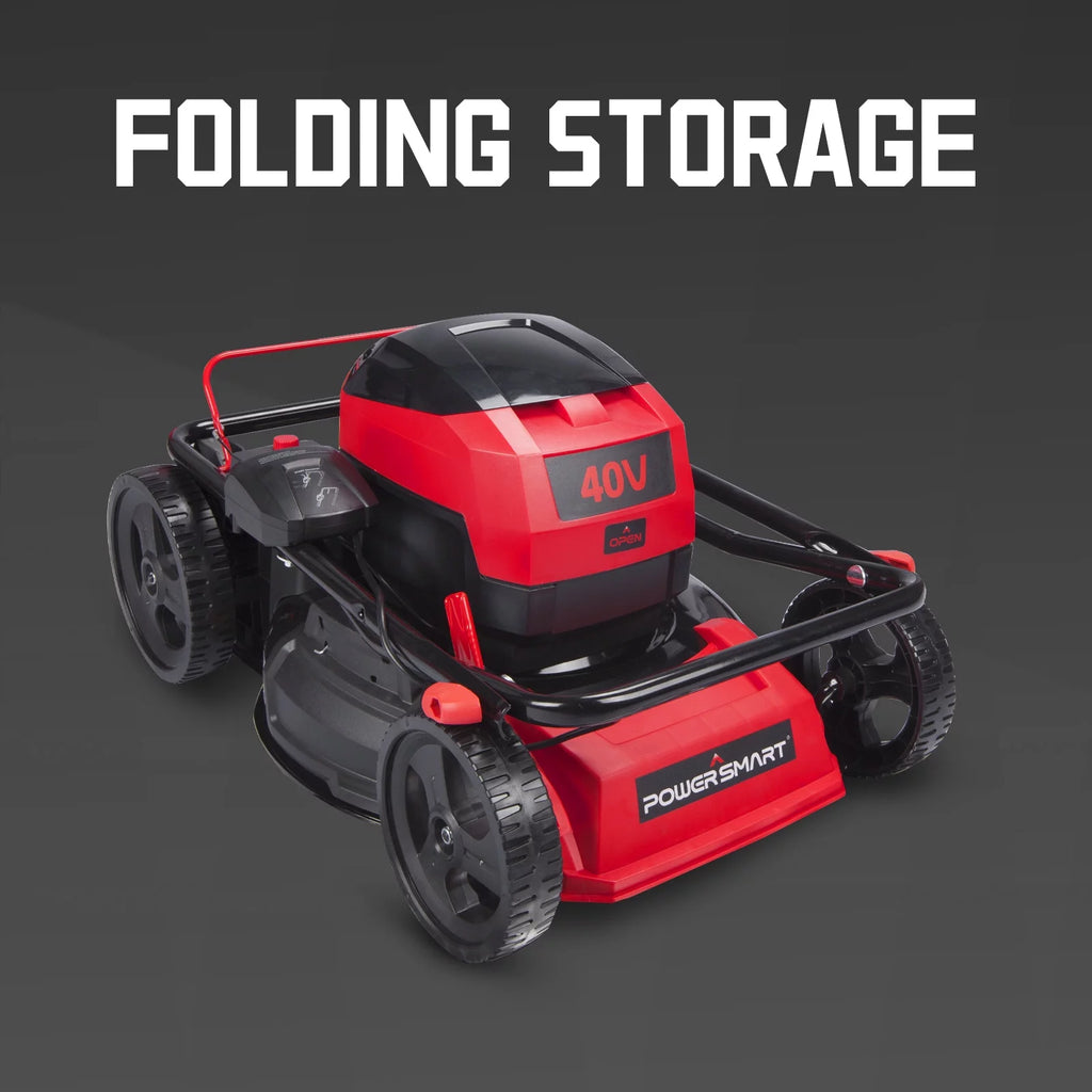40V 17-inch Cordless Brushless Electric Push Lawn Mower H693698