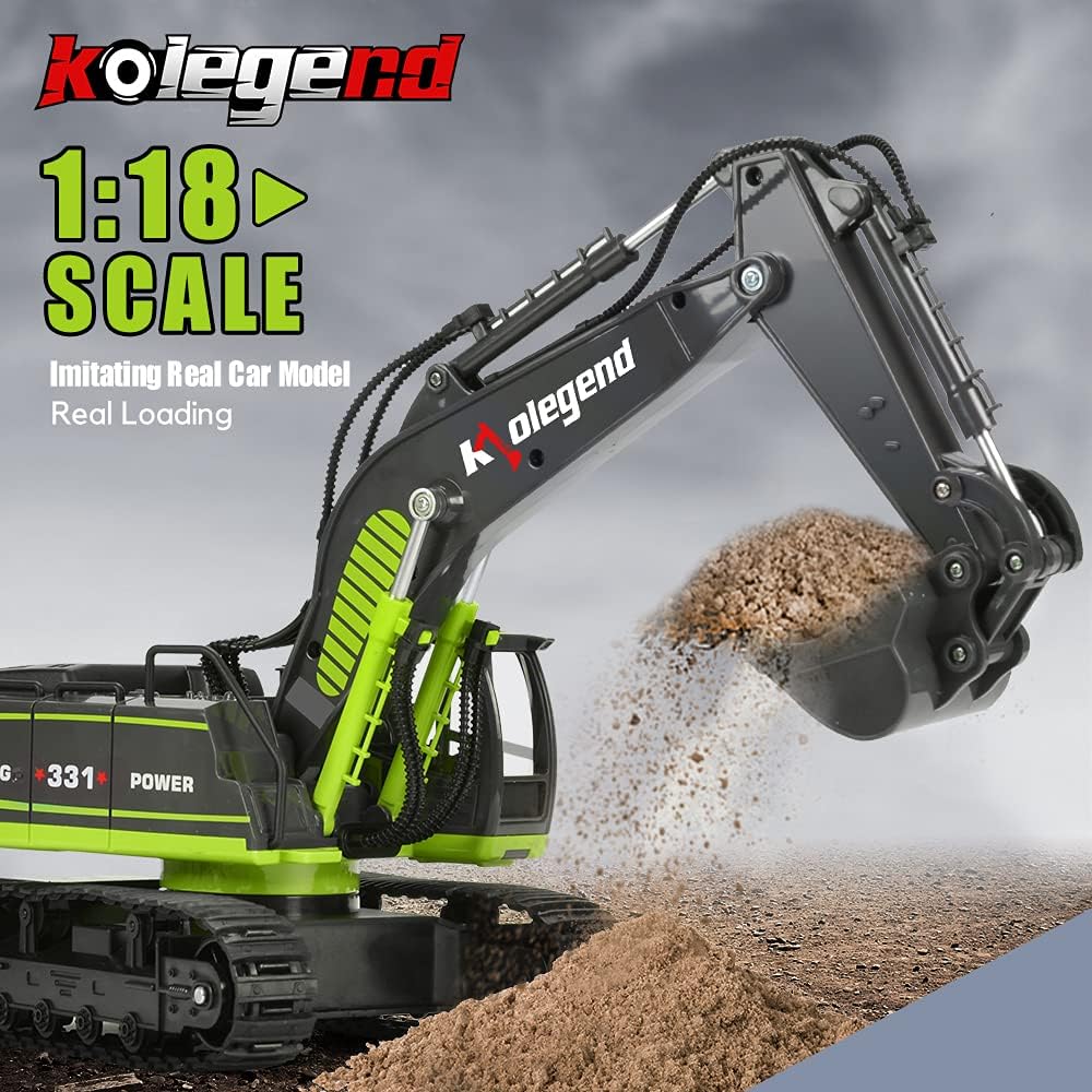 Remote Control Excavator Toy Truck 1/18 Scale O880