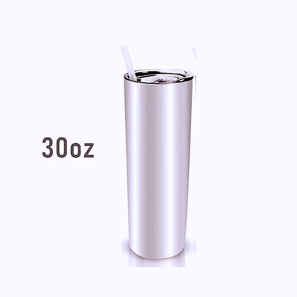 25 Pack 30oz Insulated Tumbler With Lids and Straws A656868