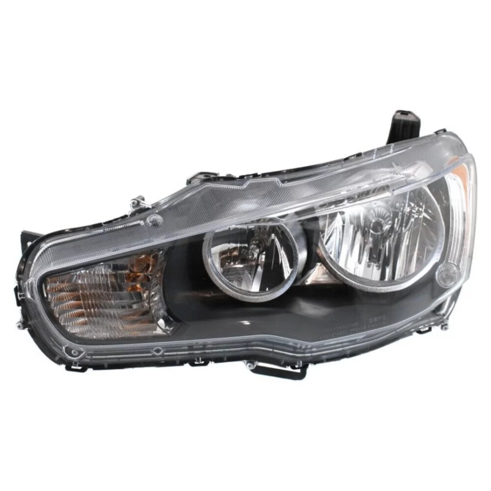 2008-2014 Lancer EVO X Headlights Headlamps Chrome Bezel Left+Right L872259