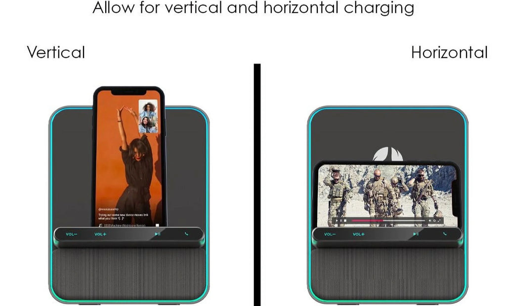 Wireless Charging Bluetooth Speaker with Handsfree Call B519