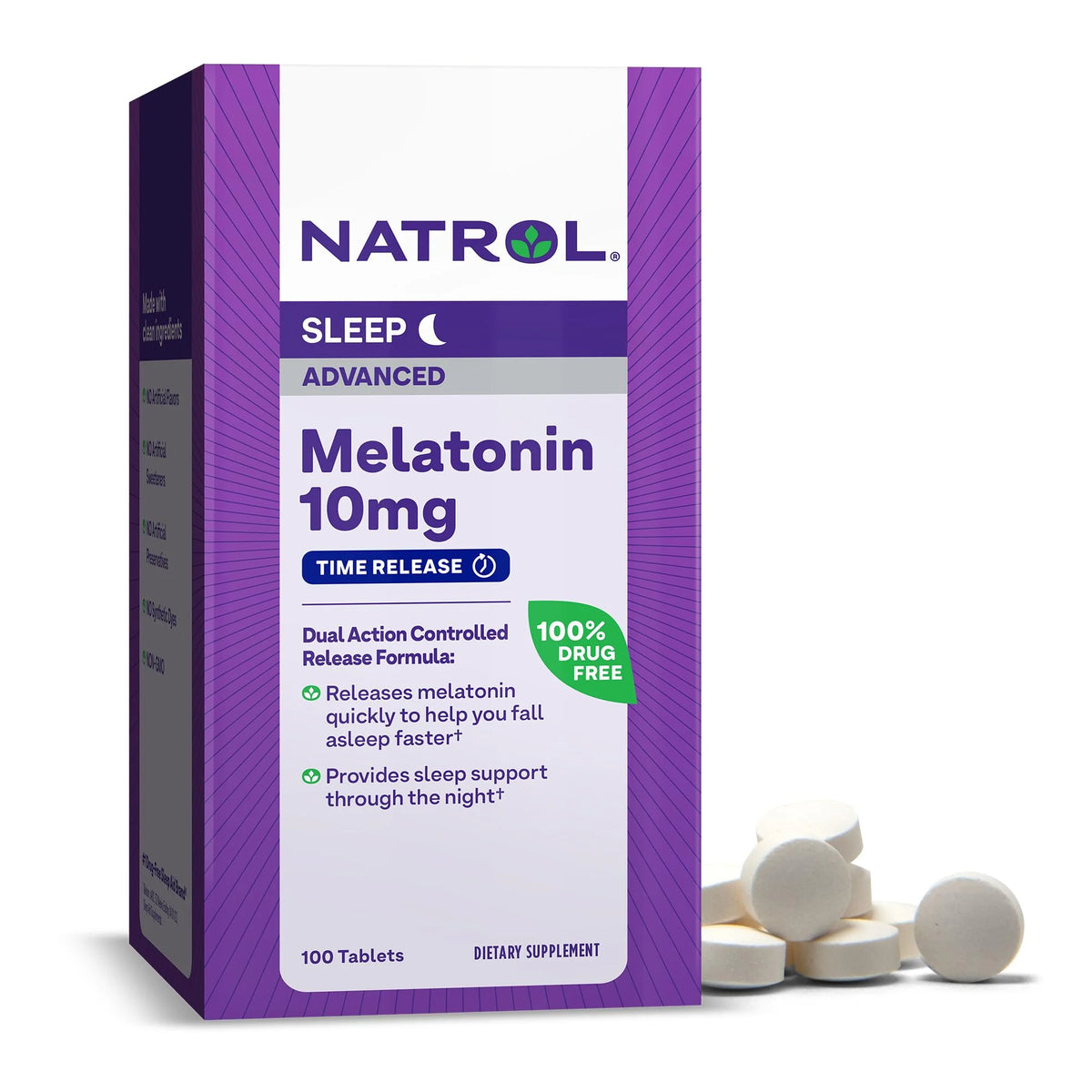 10mg Time Release Melatonin Tablets D214