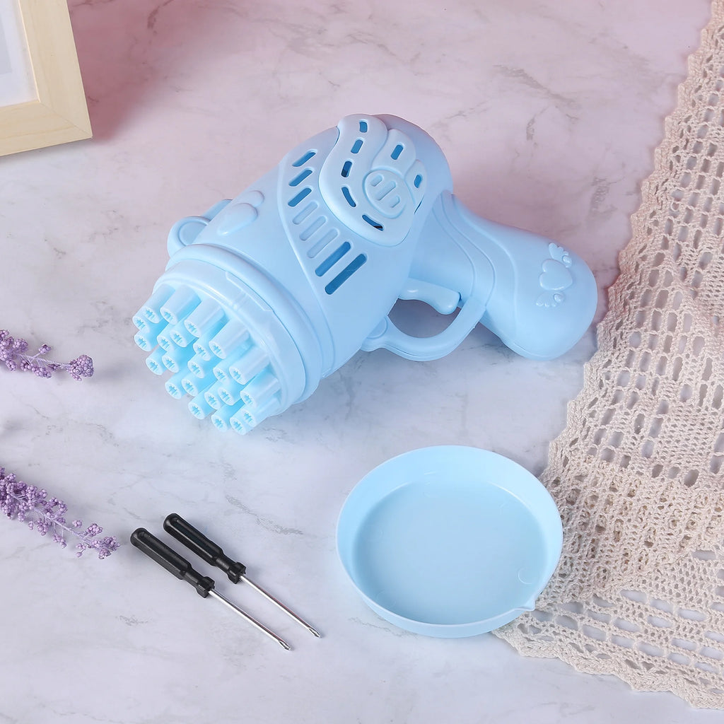 Bubble Gatling Gun 23 Holes Automatic Bubble Blower M4811