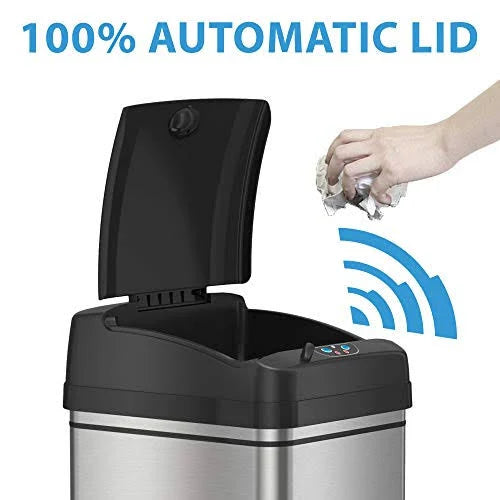 8 Gallon Sensor Trash Can with Odor Filter X16781
