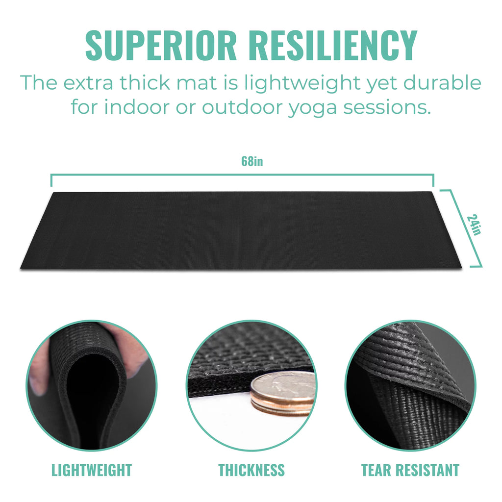 10 Pack Yoga Mats with Carrying Straps F571